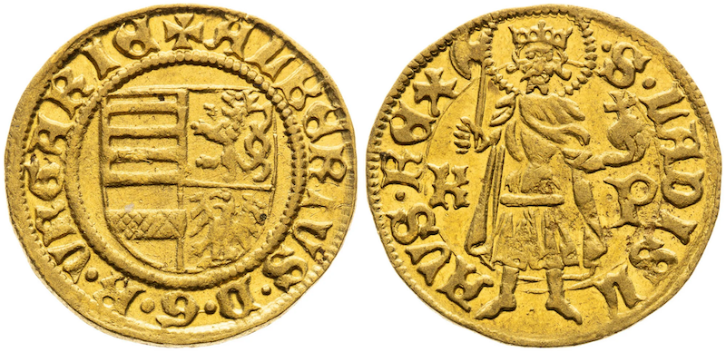 Albrecht II. Habsburský dukát